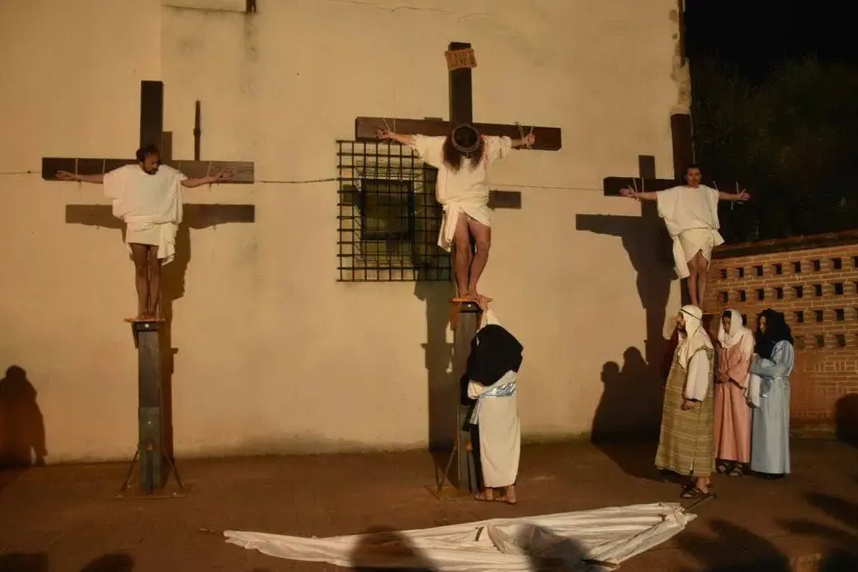 A Oristano si è tenuta la via Crucis vivente