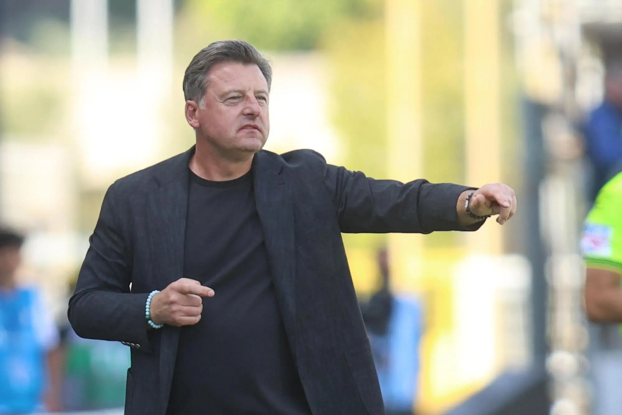 Kosta Runjaić in Cagliari-Udinese (foto Ansa)