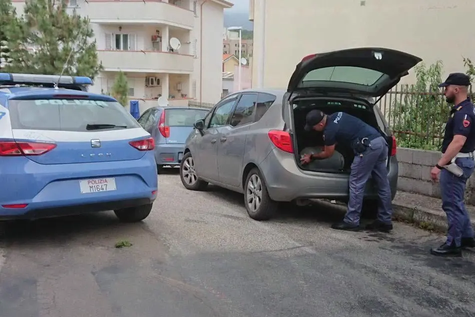 L’intervento della Polizia