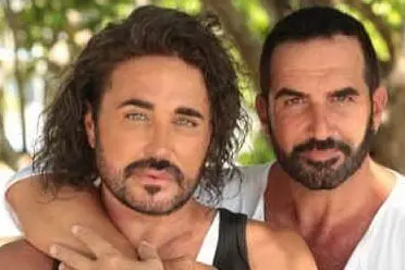 Scialpi e il marito Roberto Blasi