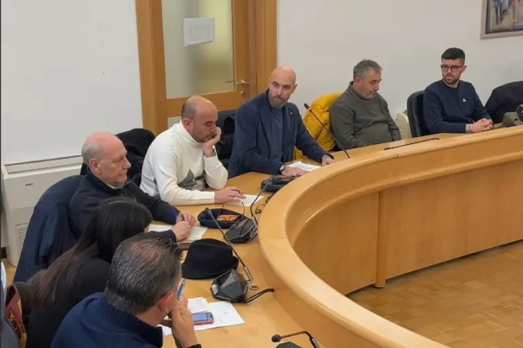 La commissione Cultura a Porto Torres (foto Pala)