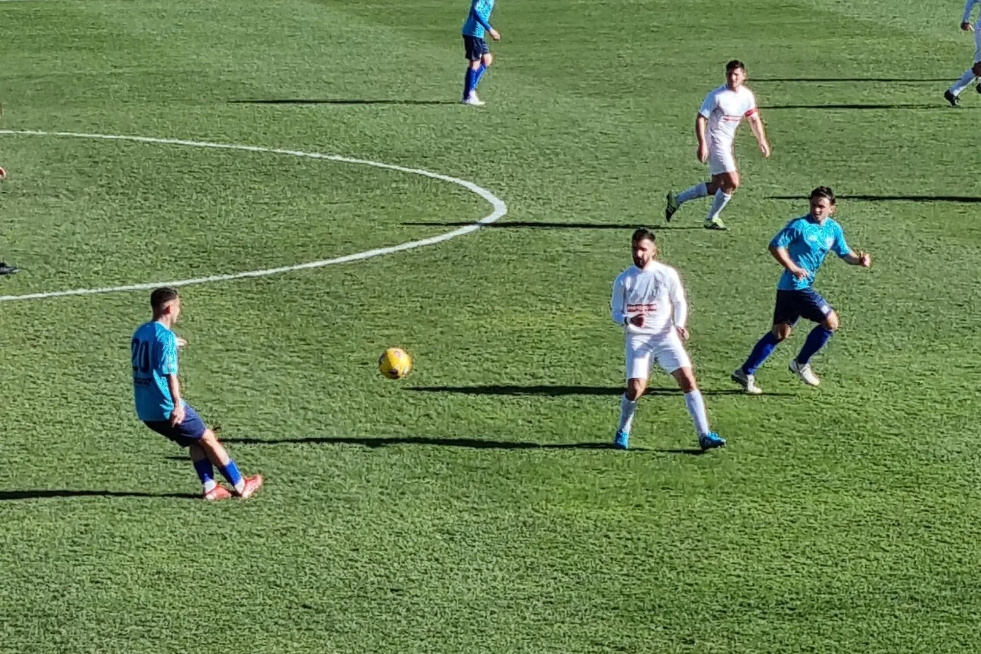 Una partita del calcio regionale (Foto simbolo)