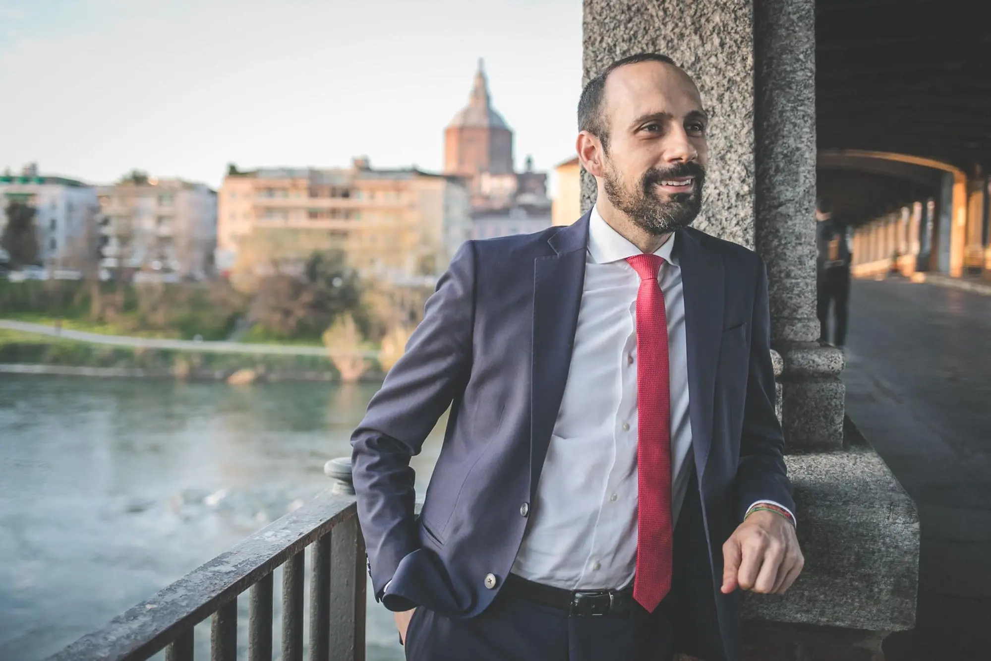Michele Lissia, 42enne di Calangianus, candidato sindaco a Pavia (foto concessa)