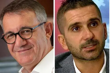 Piero Comandini e Giuseppe Meloni (Ansa)