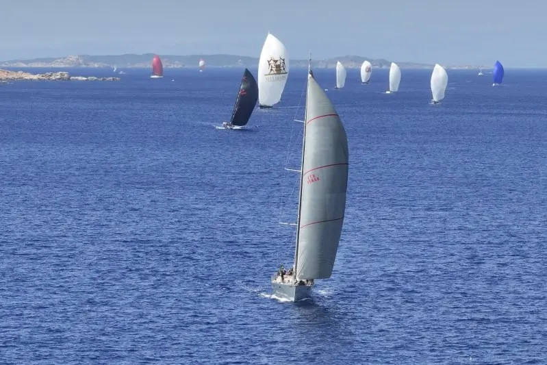 Un momento della prima gara della regata (foto concessa)