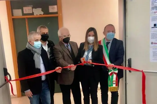L'inaugurazione del Fab Lab (foto ufficio stampa Regione Sardegna)