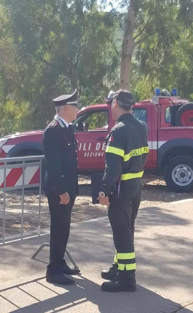 Le ricerche di Nicola Campitiello sono riprese all'alba (Foto Carabinieri)