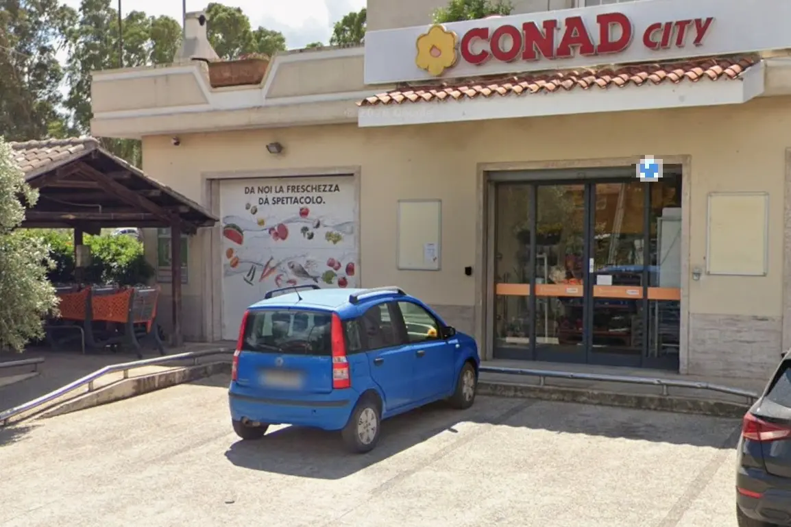 Il supermercato Conad a Ottana