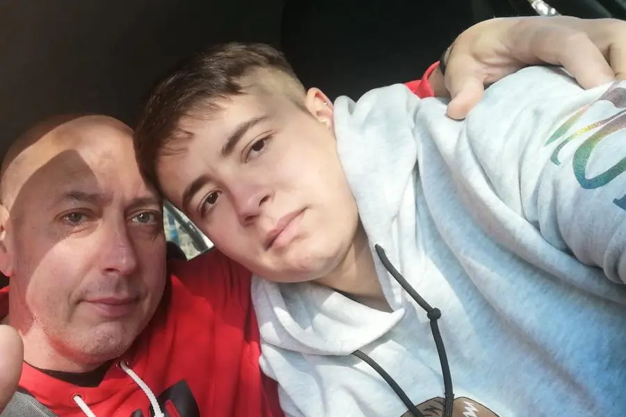 Alessia Nappi e il marito (Foto concessa)