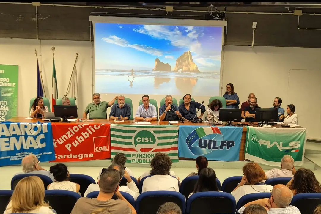 This morning's Aou workers' meeting