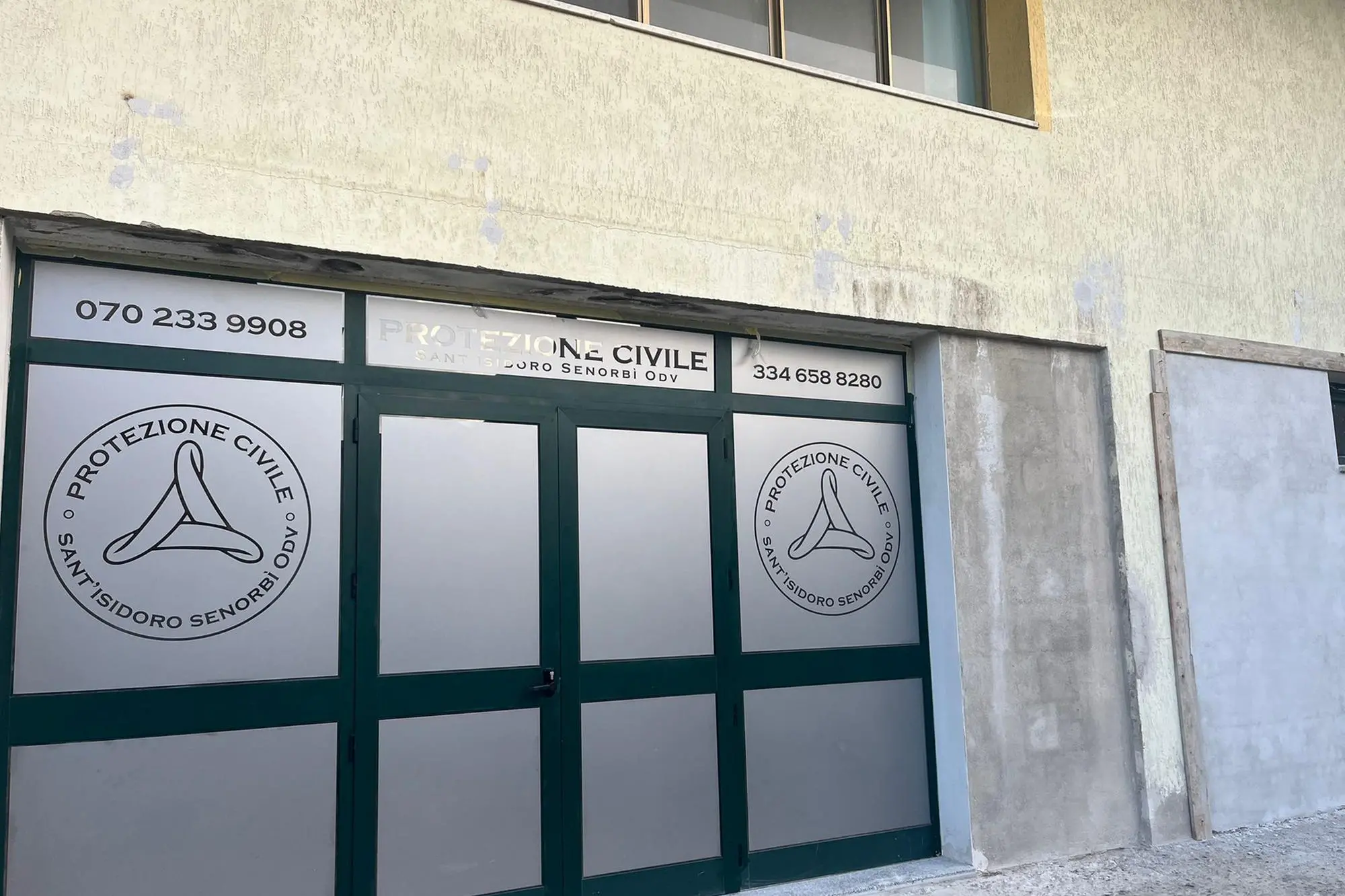 La sede della Protezione Civile (foto Sirigu)
