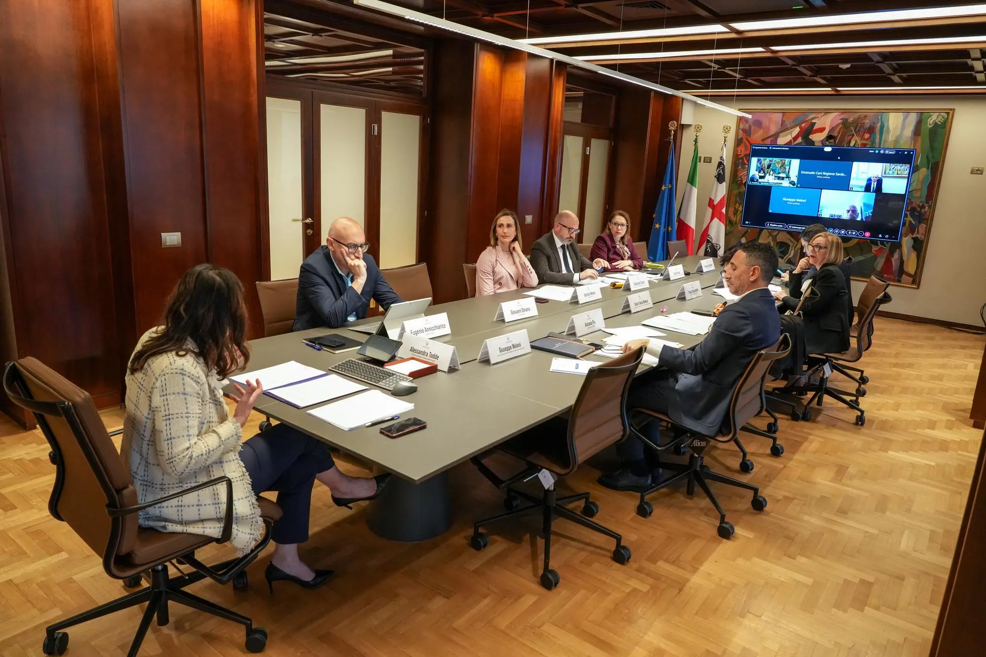 La Giunta regionale riunita