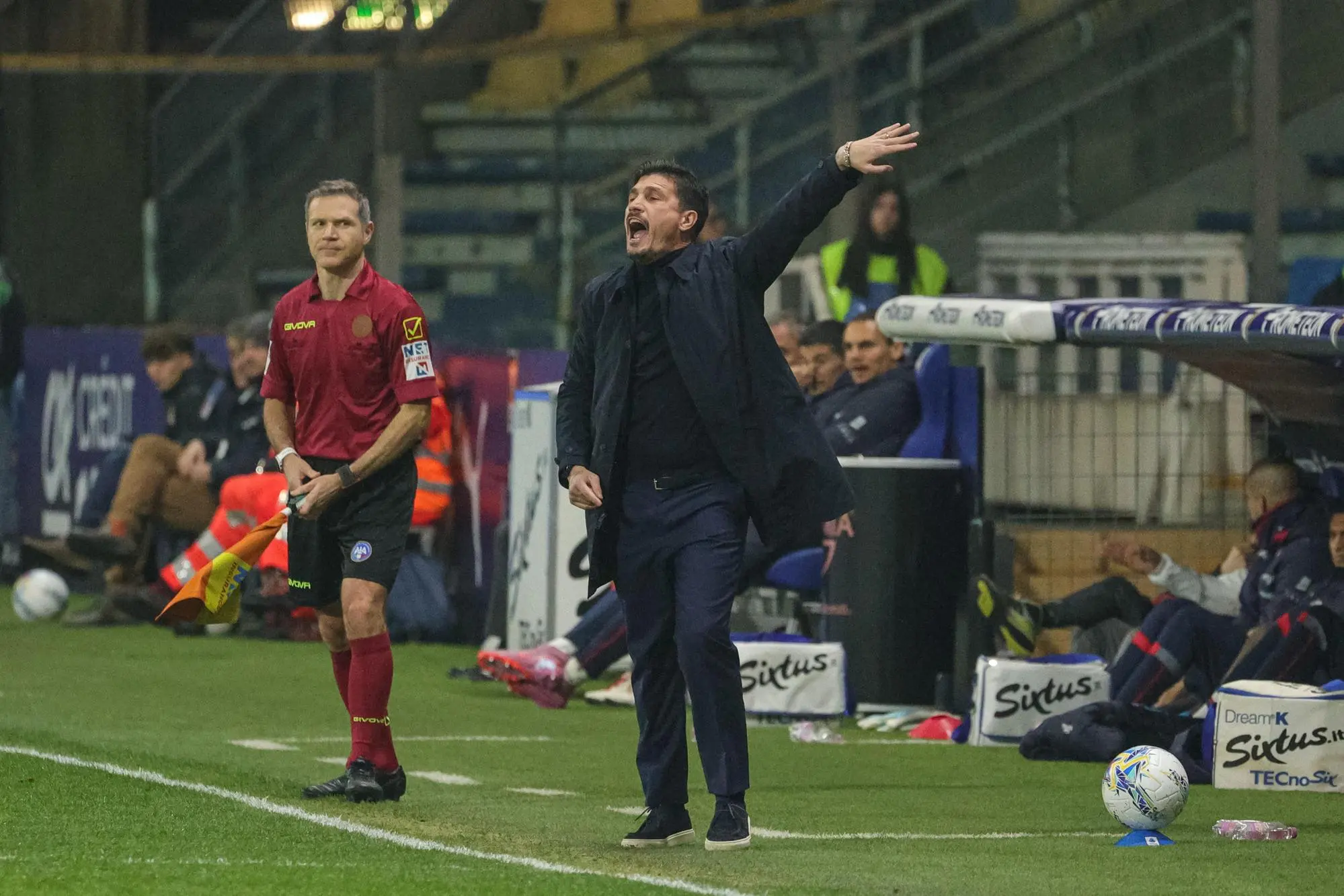 Fabio Pisacane in Parma-Cagliari (foto Ansa)