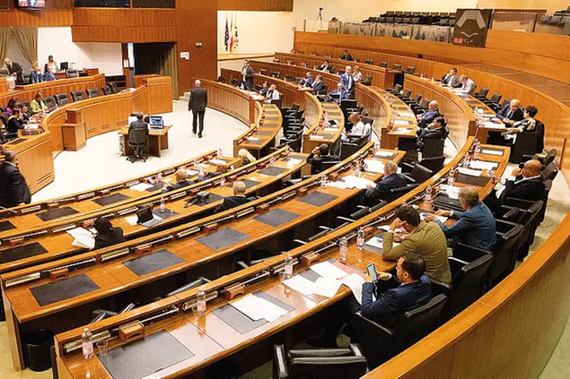 Una seduta del Consiglio Regionale (foto d'archivio)