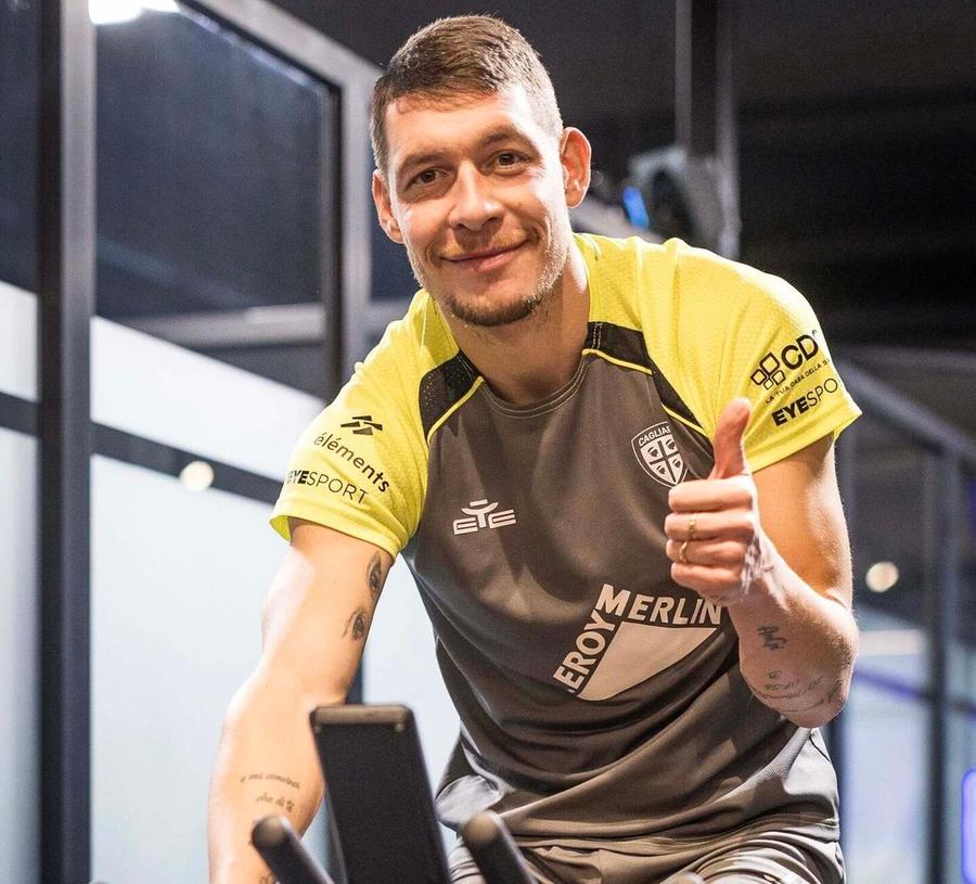 Il Gallo Belotti è tornato a casa A Cagliari per le cure e il recupero