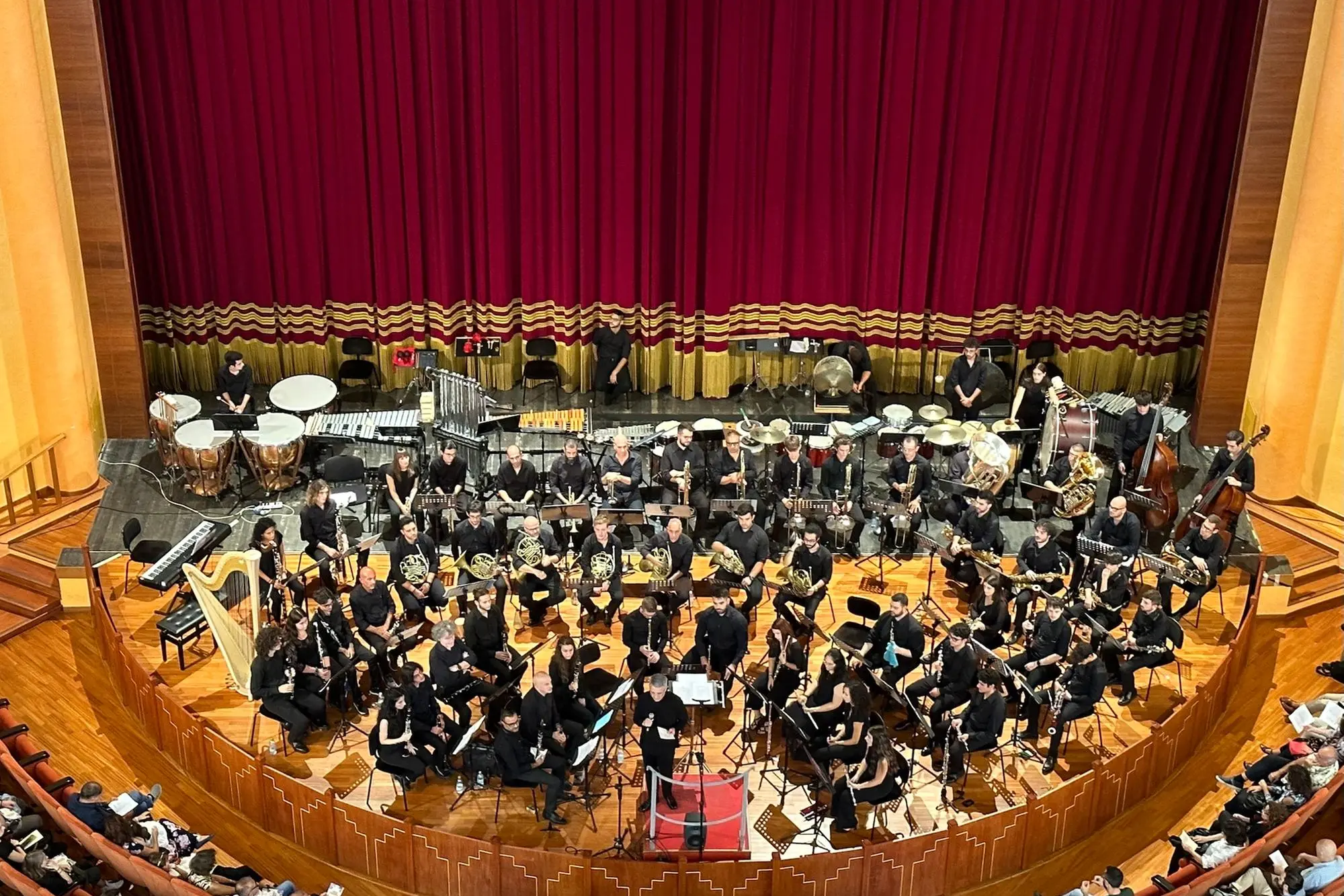 L'orchestra di fiati del Conservatorio