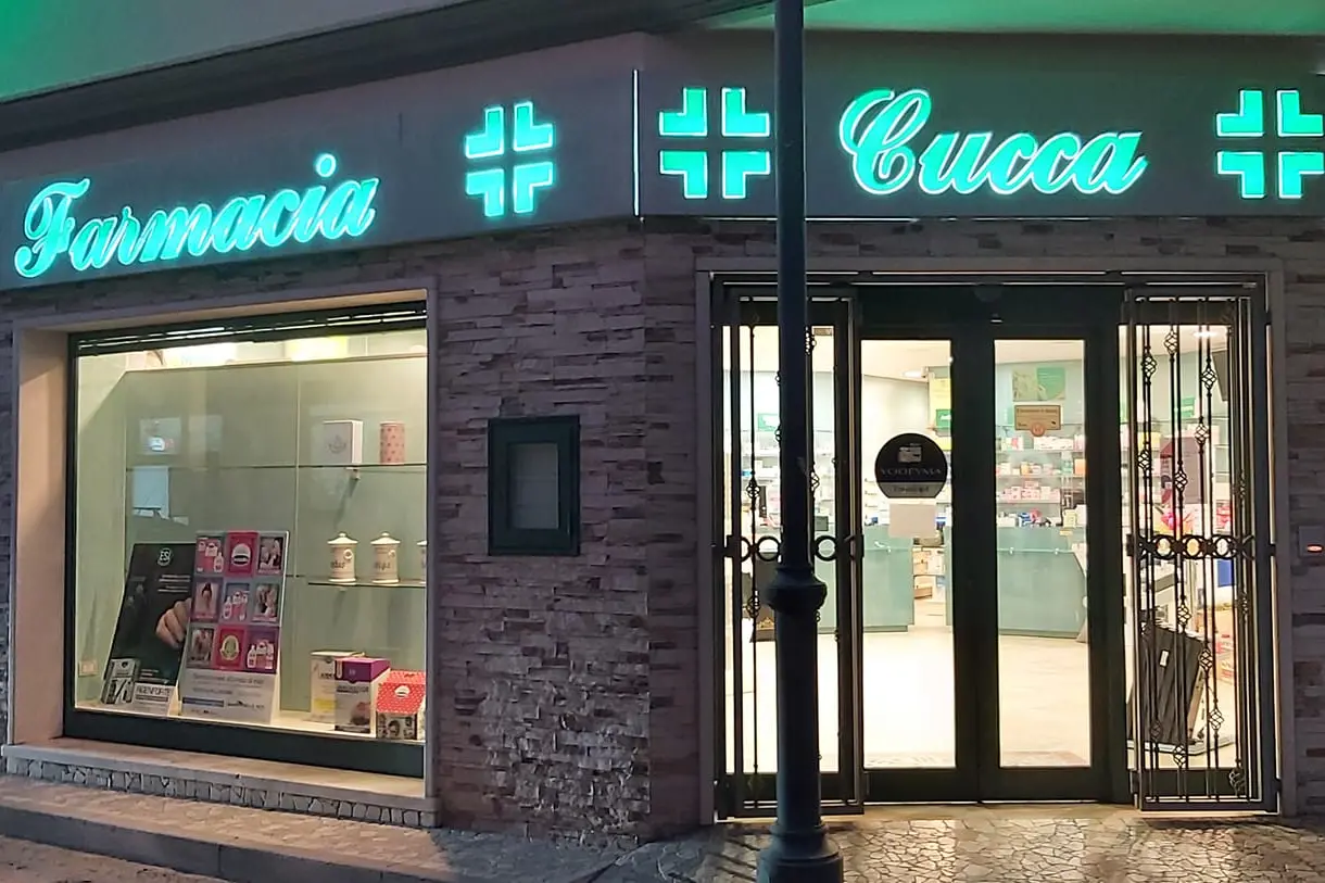 La farmacia delle sorelle Cucca a Zerfaliu