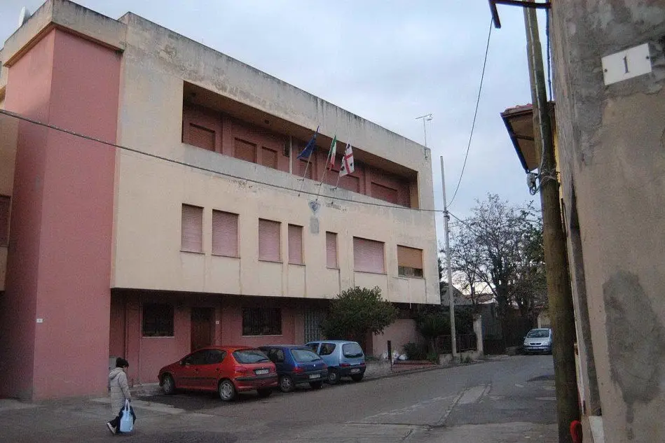 Il municipio di Samassi (Archivio L'Unione Sarda)
