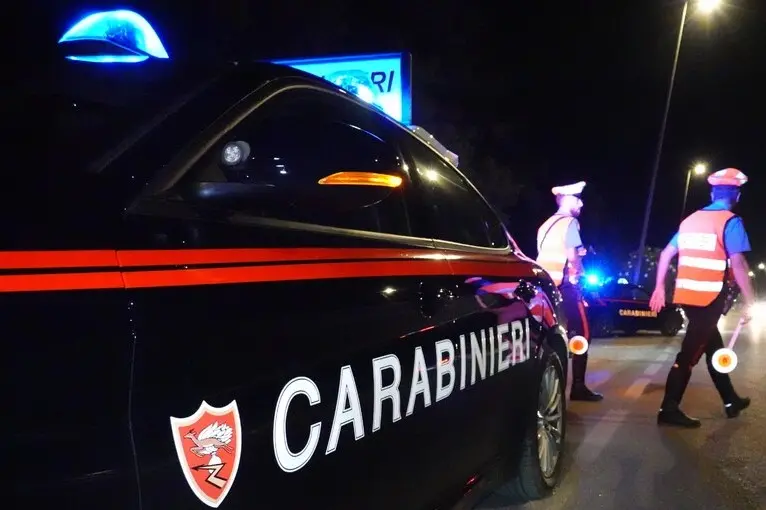 Un intervento dei carabinieri (foto Ansa)