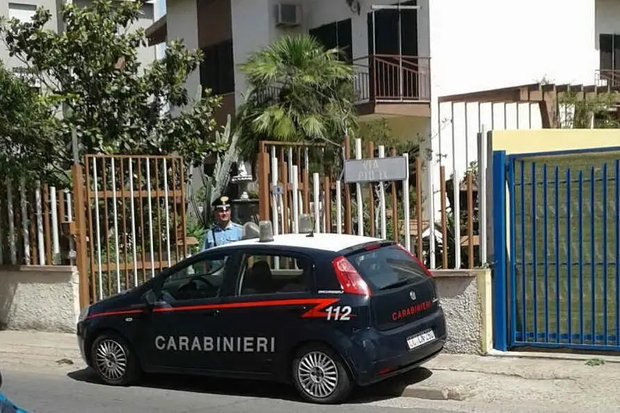 I carabinieri sul posto