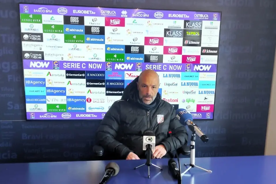 Il tecnico della Torres Alfonso Greco (foto G. Marras)