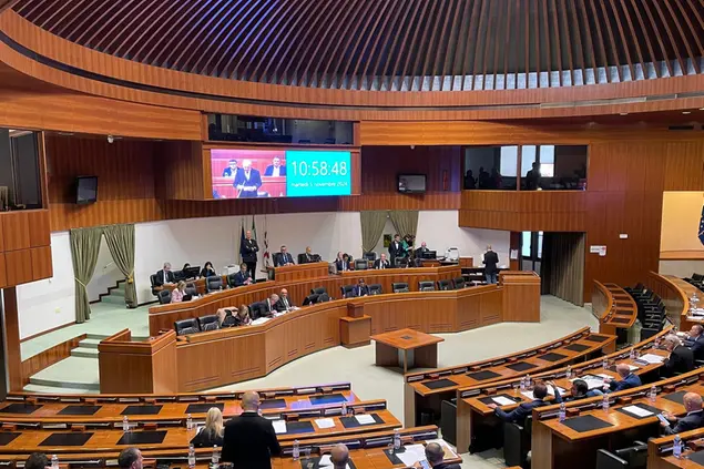 L'Aula del Consiglio regionale