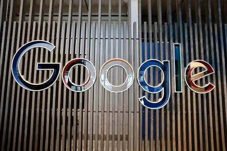 epa09952087 Google logo in the lobby of BV200, Google's new Bay View campus building during a media tour in Mountain View, California, USA, 16 May 2022. Google announced on 16 May the opening of its new Bay View campus in Silicon Valley, representing the company's first time developing its own major campus and the largest to pursue multiple green building certifications. The Bay View campus was designed by architects Bjarke Ingels Group (BIG) and Heatherwick Studio, as well as Google's design and engineering teams and spans 42 acres adjacent to the open space, two office buildings, and 1,00-person event center, and 240 short-term employee accommodations units. The campus incorporates biophilic design principles, including greenery, natural daylight and views outside from every desk to improve the health and wellbeing of those inside the building. The new building is to operate every hour of every day on carbon-free energy by 2030, the first-of-its-kind dragonscale solar skin, as well as nerby wind farms, will power Bay View on carbon-free energy 90 percent of the time. Bay View is 100 percent electric where even the kitchens are electric to decrease carbon emissions. To help deliver on its commitment to replenish 120 percent of the water it comsumes by 2023, the site is net water-positive with all non-potable water demands being met using the recycled water it generates on site. A series of above-ground ponds gather rainwater, combine with building wastewater treatment systems, together serve as a water source for cooling towers, flushing toilets, and landscape irrigation. EPA/JOHN G. MABANGLO