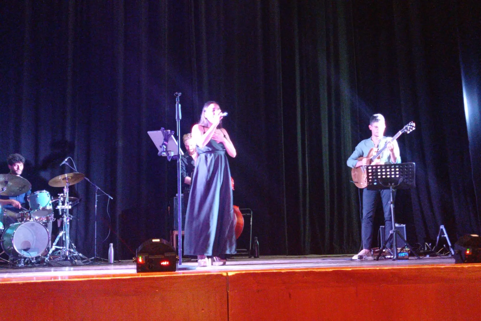 Il concerto di presentazione della civica musicale. (foto Scano)