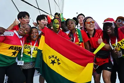 Tifosi del Ghana (Ansa)