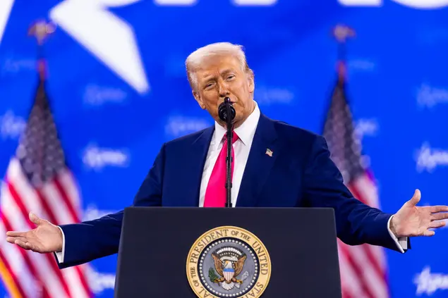 Donald Trump (foto Ansa/Epa)