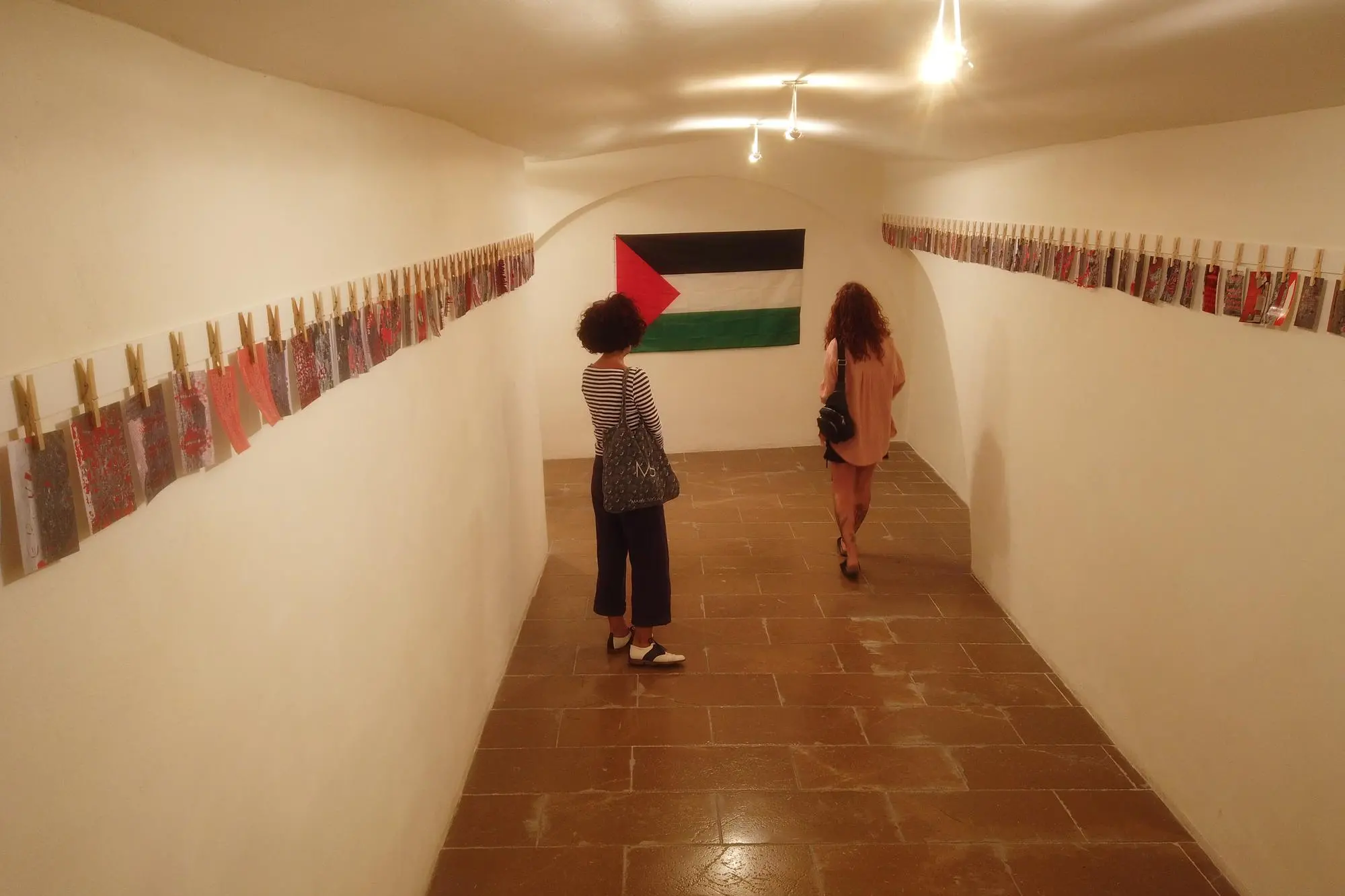 Una delle iniziative per solidarizzare col popolo palestinese (foto ufficio stampa)