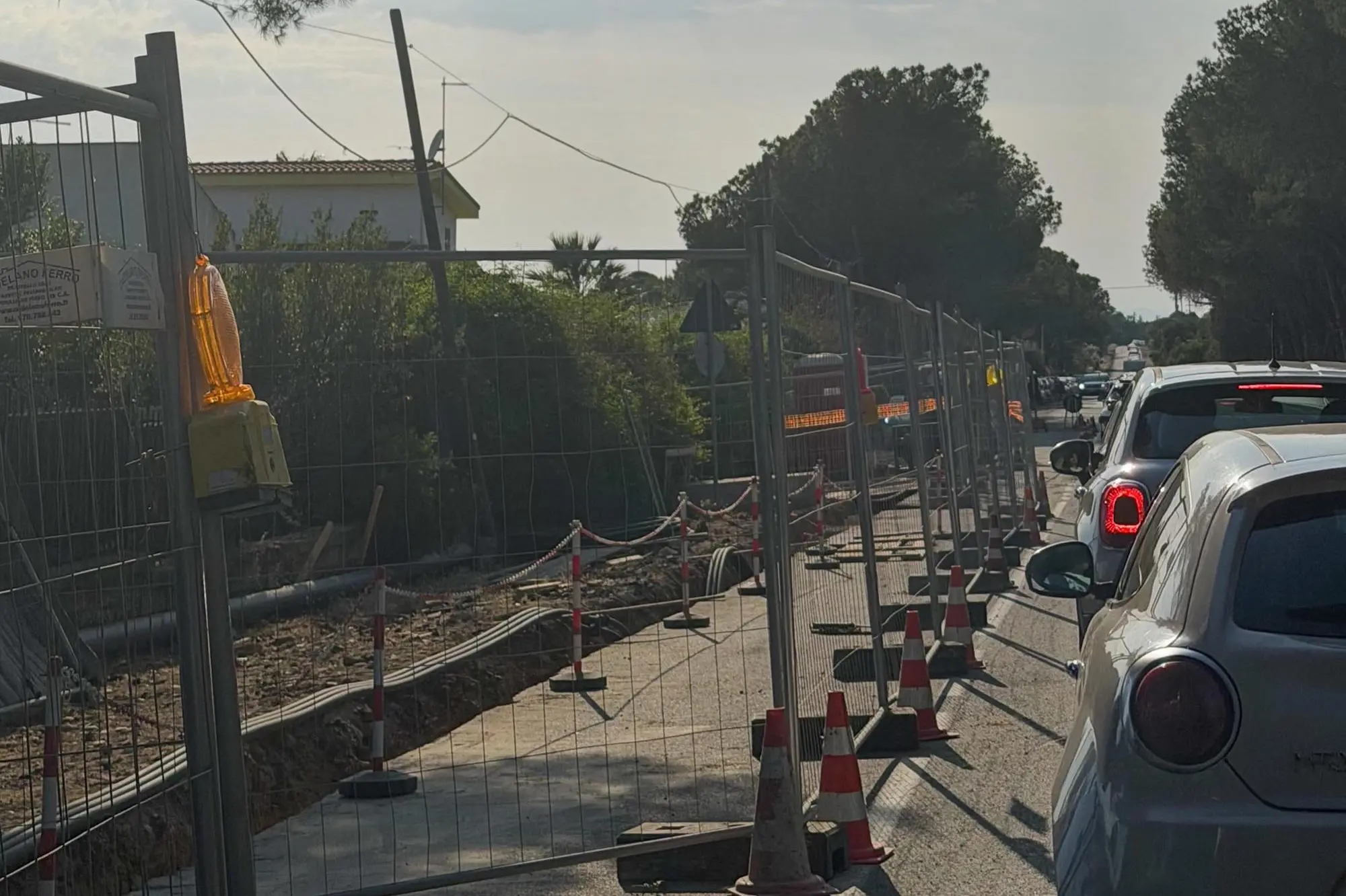 Il traffico sulla litoranea