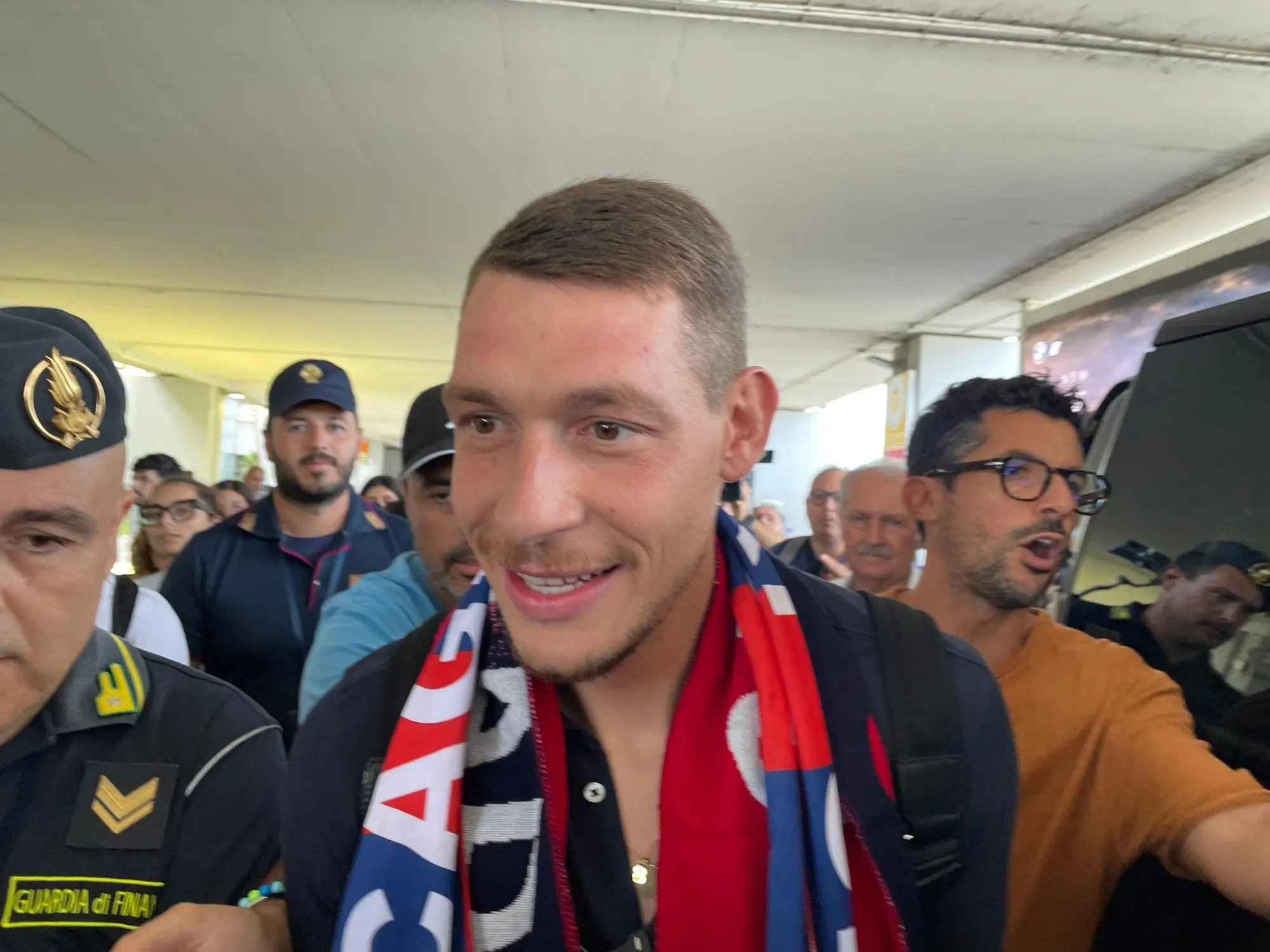 Andrea Belotti a Elmas