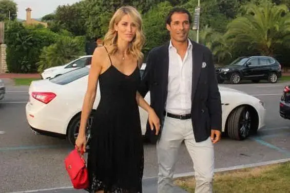 Elena Santarelli e Bernardo Corradi