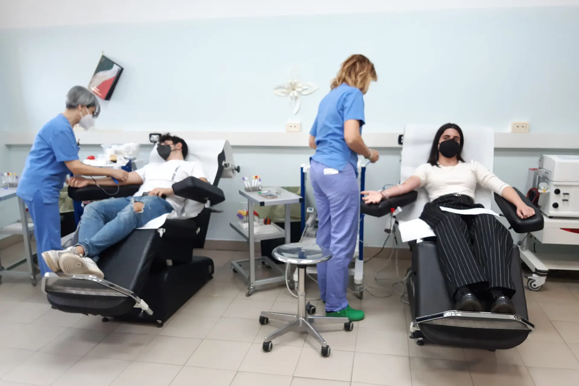 Il centro trasfusionale (Foto concessa)