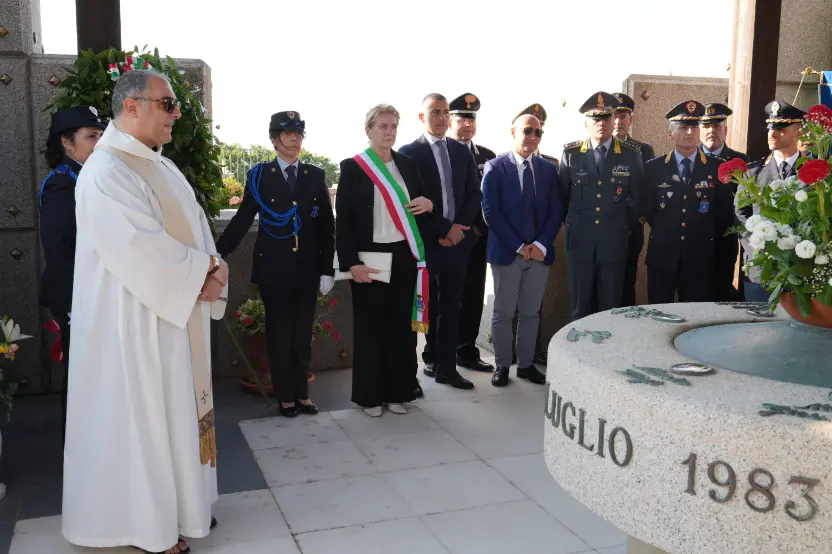 La commemorazione per i caduti di Curragghja (Vittorio Ruggero, foto concessa)
