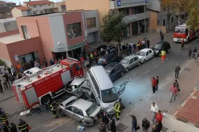 L'incidente in via Cagliari, a Oristano