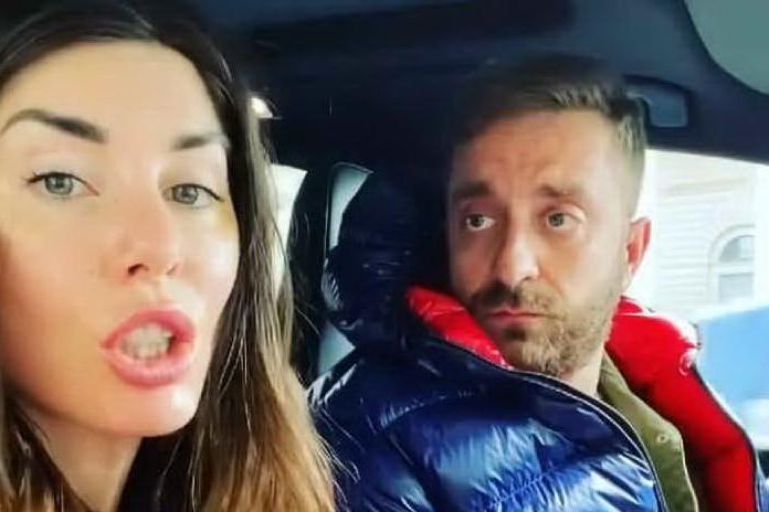 Un frame del video postato da Bianca Atzei e Stefano Corti su Instagram