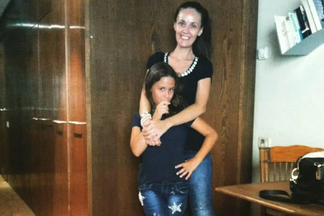 Letizia Trudu, scomparsa a undici anni nel 2015, in compagnia della madre Federica Fois