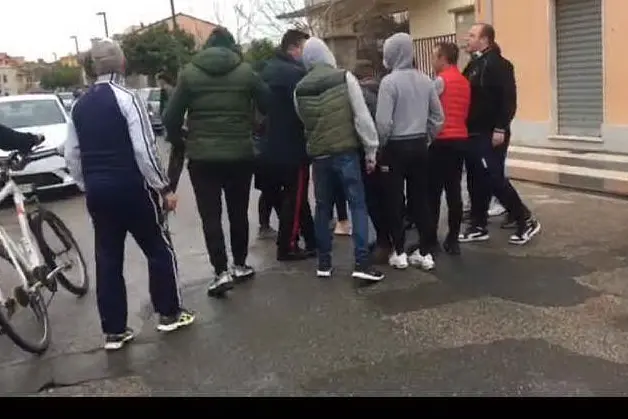 I momenti di tensione durante la tentata occupazione