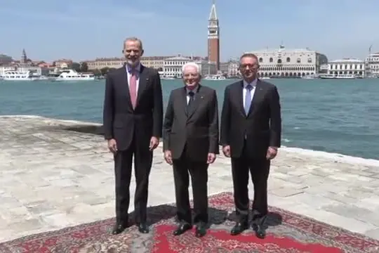 Mattarella incontra re Felipe VI e il presidente portoghese Seguro