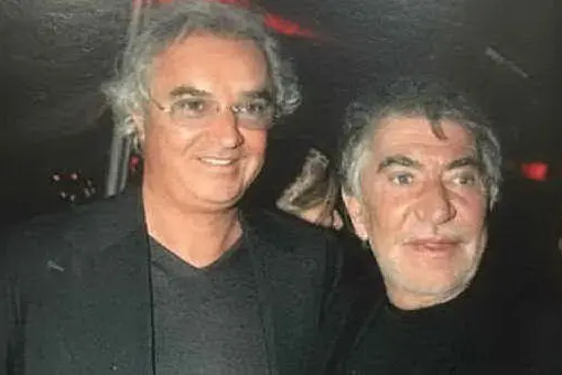 Flavio Briatore e Roberto Cavalli in una vecchia foto
