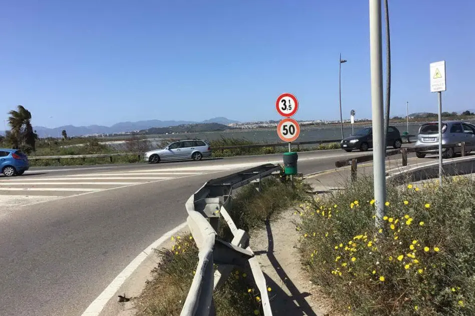 La zona del ponte (Archivio L'Unione Sarda)