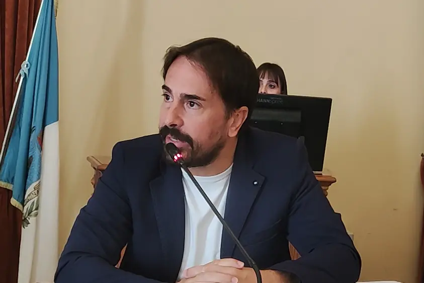 La Maddalena, il sindaco Fabio Lai (Foto Ronchi)