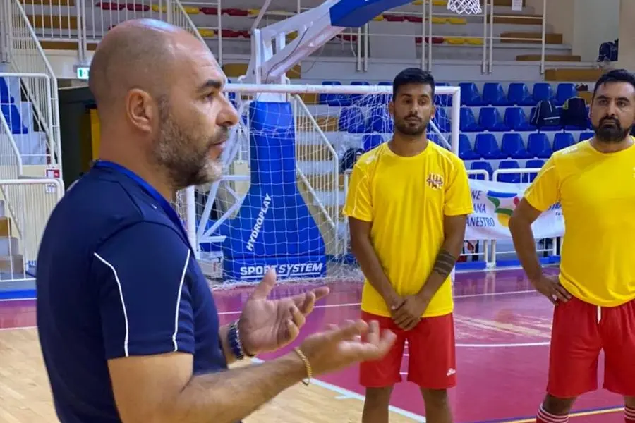Silvio Fenu, allenatore della Futsal Alghero (foto concessa da Futsal Alghero)