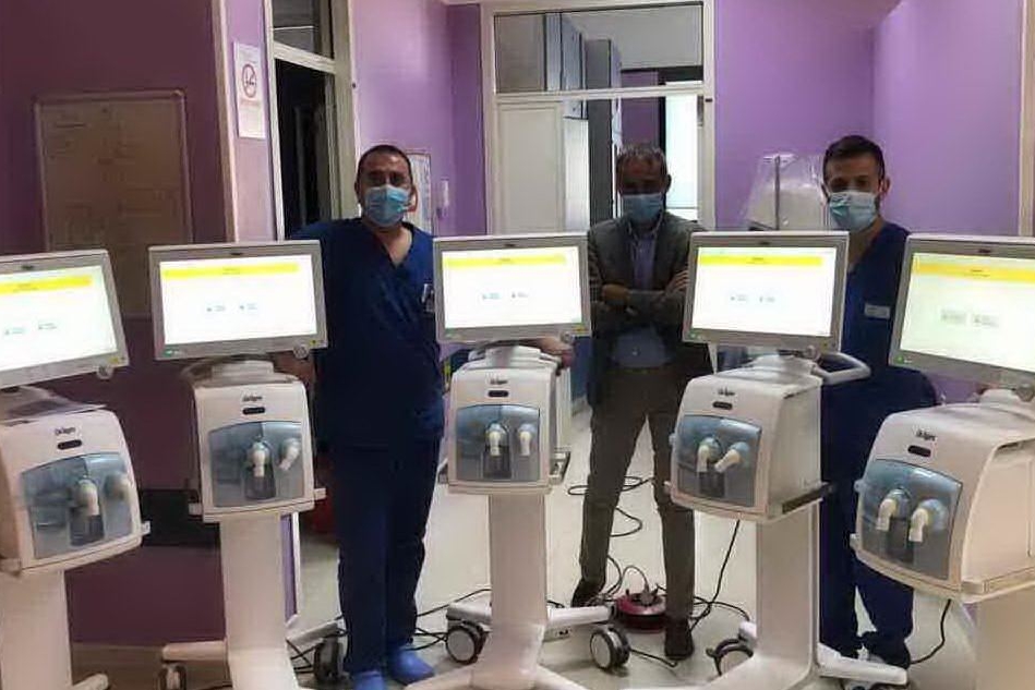 Lanusei, cinque nuovi respiratori in ospedale