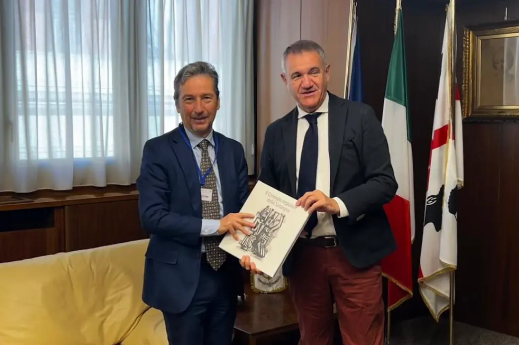 Piero Comandini con Giovanni Giuseppe Ortolani (Foto Ufficio Stampa)