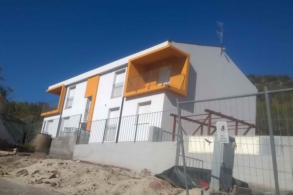Una delle dodici nuove case del Contratto di Quartiere Rosmarino