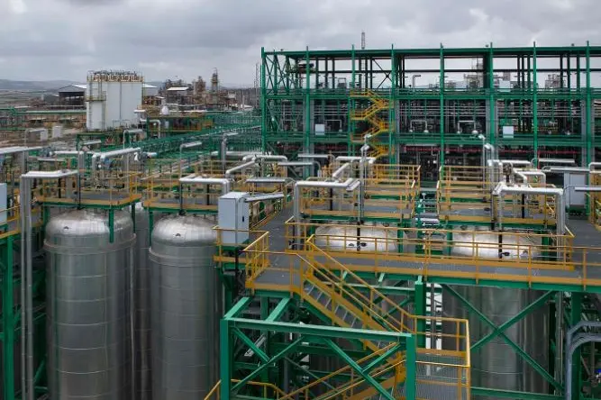 Impianto di chimica verde Novamont a Porto Torres (foto concessa)