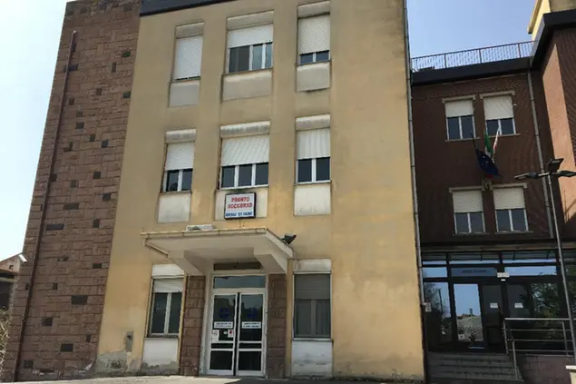 L'ospedale Delogu di Ghilarza (foto Orbana)
